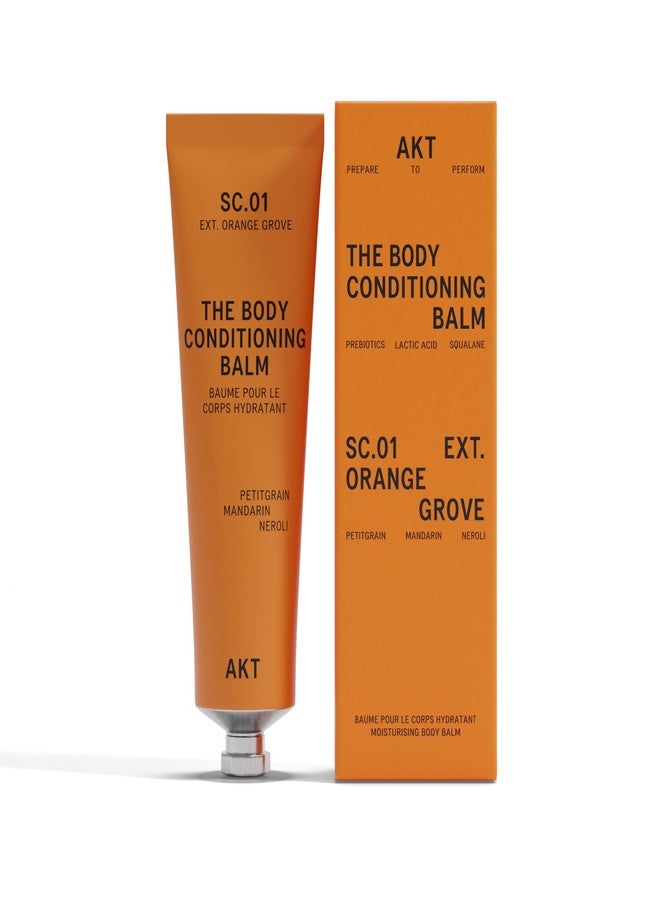 AKT The Body Conditioning Balm 3.4 Fl Oz, Firming Cream, Hydrating Body Balm with Olive Squalane & Lactic Acid, Vegan Moisturizer, Plastic Free, Sc.01 Orange Grove, All Genders - Image 1